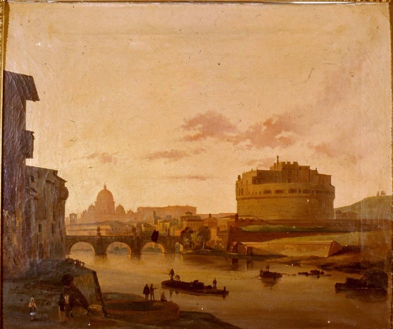 Il Tevere a Castel Sant'Angelo - Accademia Carrara, Bergamo